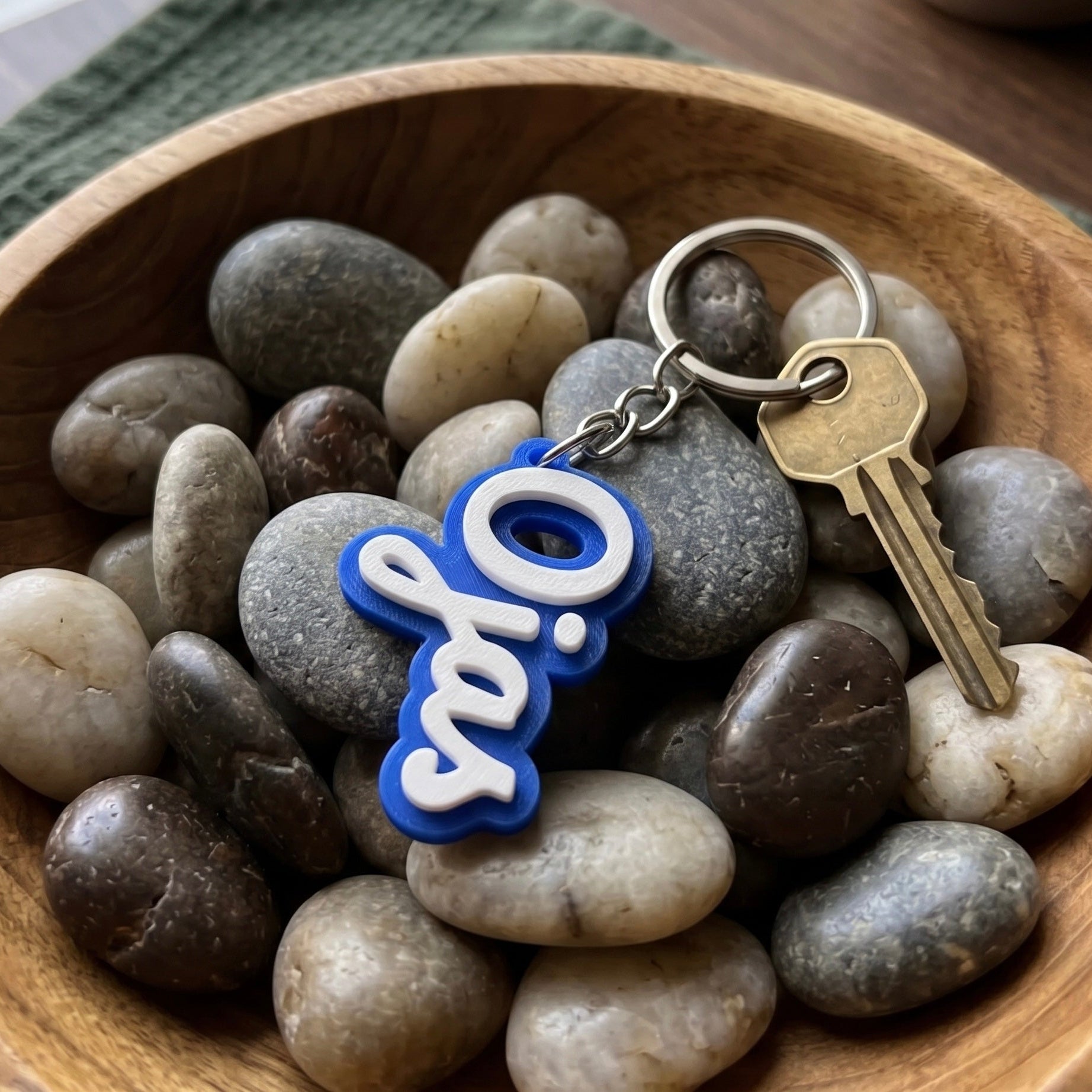 Pacifico Name Keychain – 2-Color 3D Printed