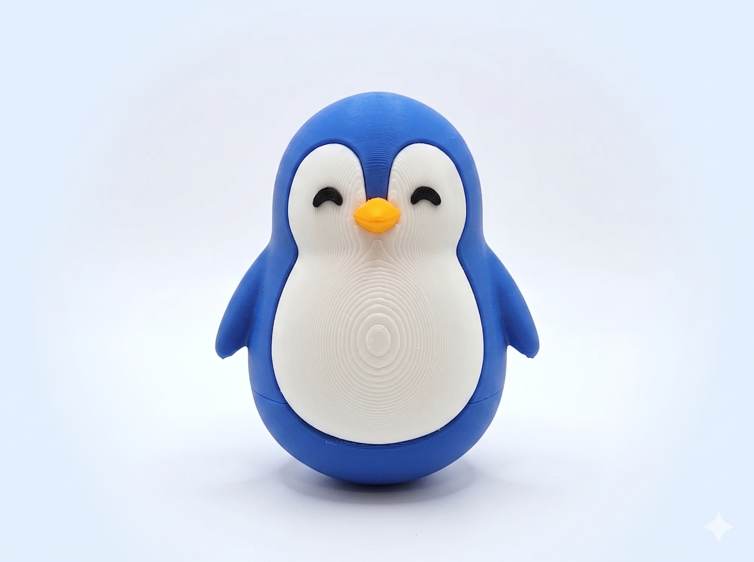 Chubby Penguin Figurine – 3D Printed Desk Decor | Cute Collectible Gift