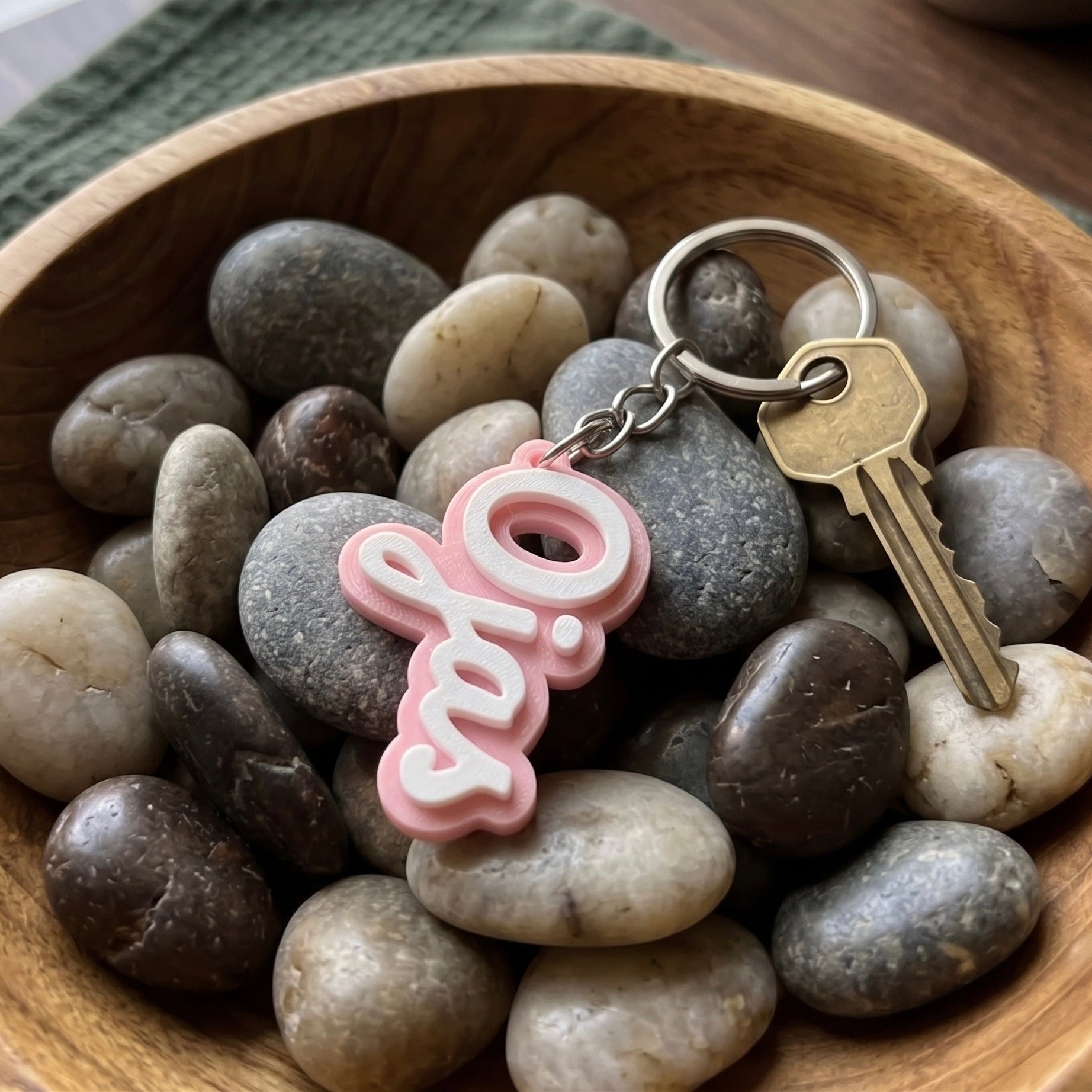 Pacifico Name Keychain – 2-Color 3D Printed