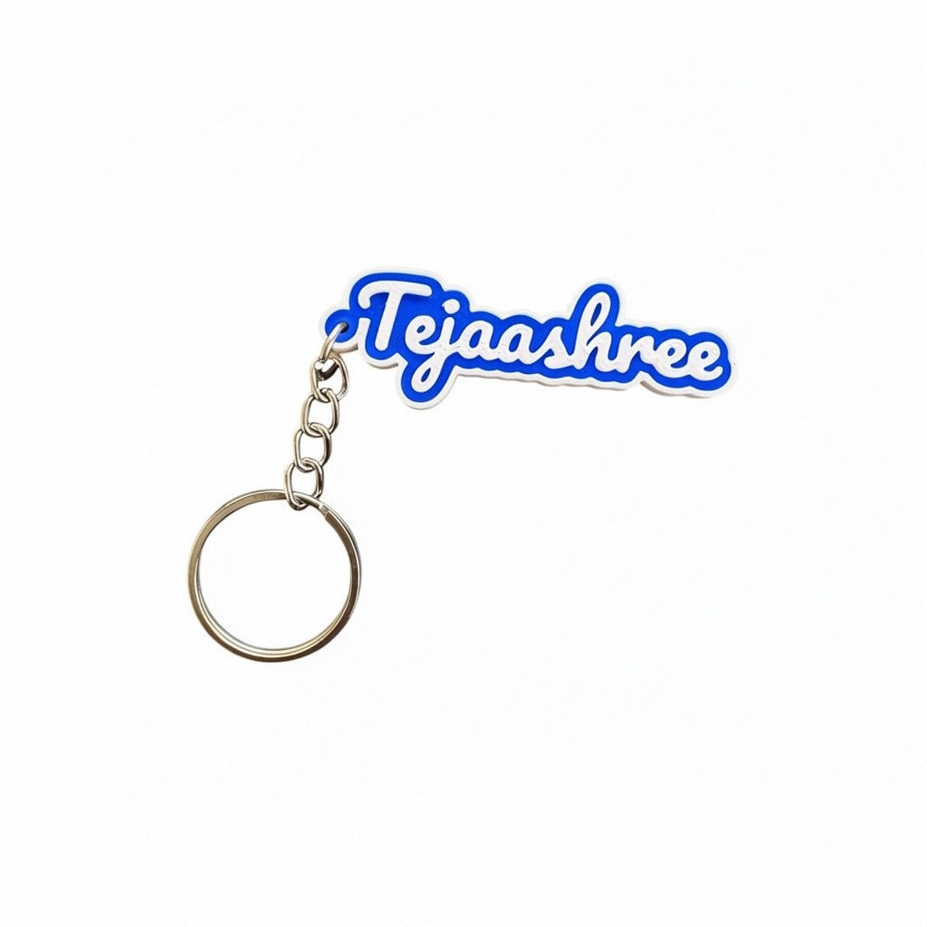 3D Name Keychain – Bold 2-Color Design