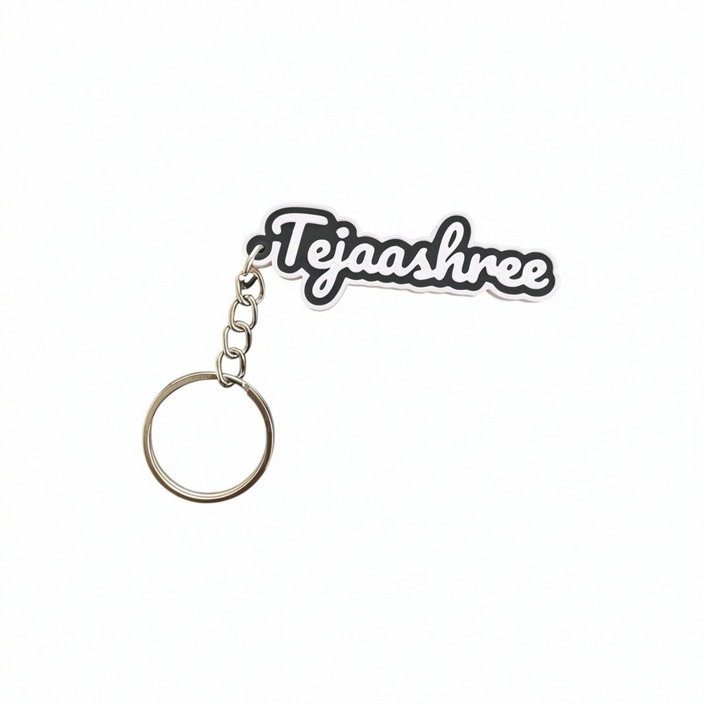 3D Name Keychain – Bold 2-Color Design